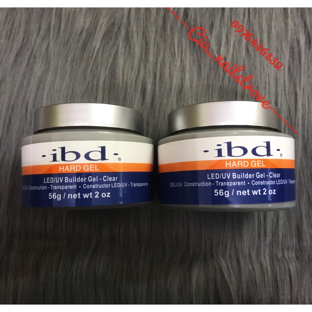 Gel đắp IBD lạnh hũ 56g phụ kiện nail