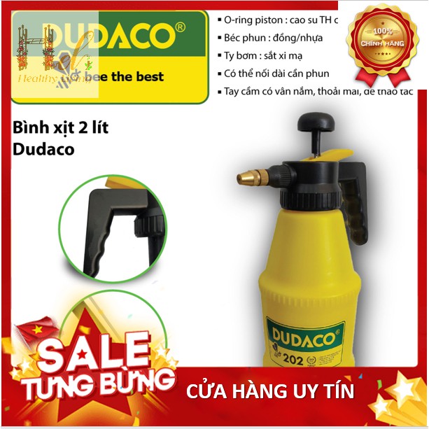 Bình Xịt Phun Sương Tưới Nước, Tưới Cây Dudaco 202 (2L)