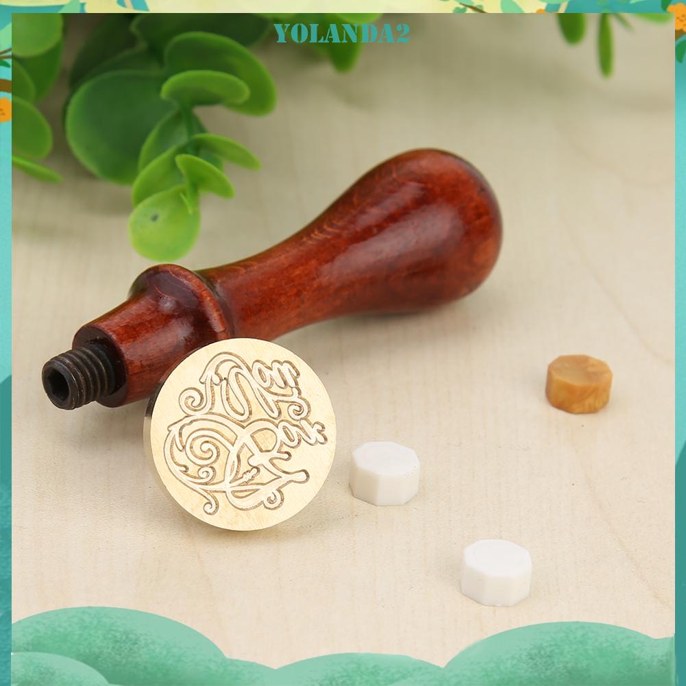 Đầu con dấu đóng sáp 25mm thay thế bằng đồng phong cách retro chất lượng cao