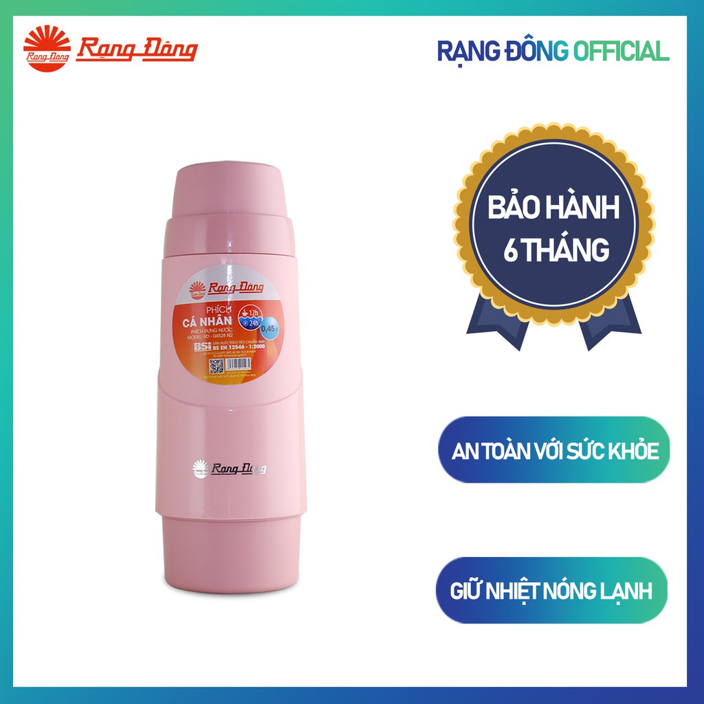 Phích nước thời trang cá nhân Rạng Đông 0,45L RD 04528 N2