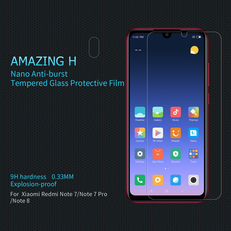 Kính cường lực NILLKIN bảo vệ toàn màn hình cho Xiaomi Redmi Note 7 / Note 7 Pro / Redmi Note 8