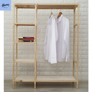 combo 4 kệ gỗ lắp ghép HOMY