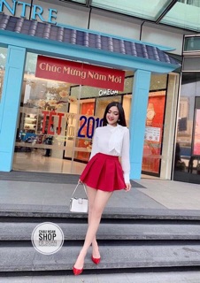 Chân váy dập li