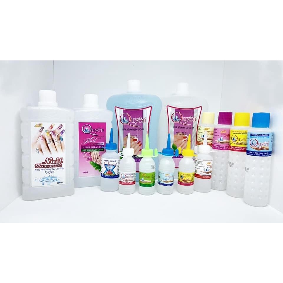 Aceton rửa móng tay chuyên dụng ngành nails, Nước rửa móng tay cao cấp tẩy sơn móng tay 500ml-1000ml