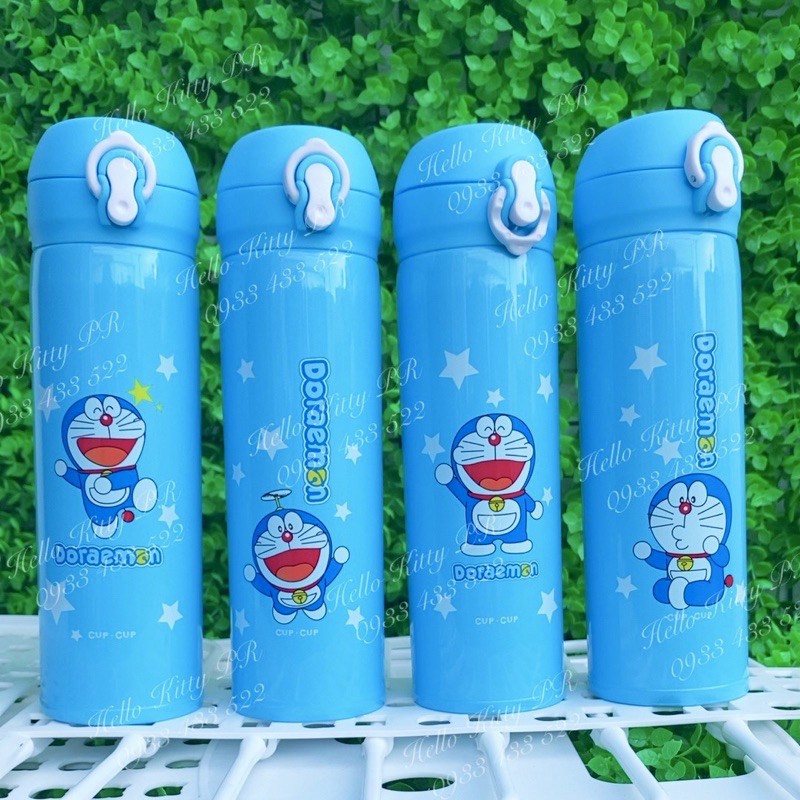 Bình giữ nhiệt cao cấp Hello Kitty Doremon Doraemon