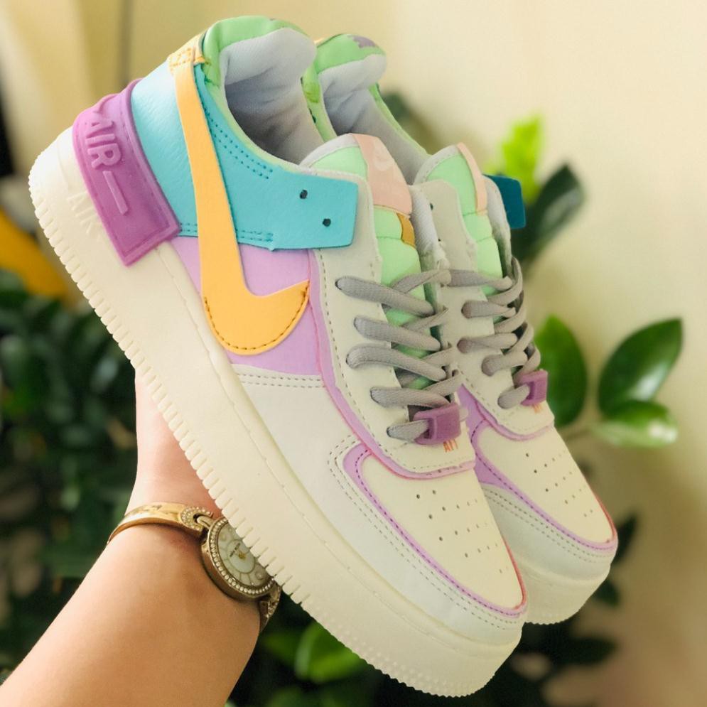 🎁Hộp + freeship🎁 Giày thể thao nữ shadow AF1 hoa cúc vàng chất xịn hot trent