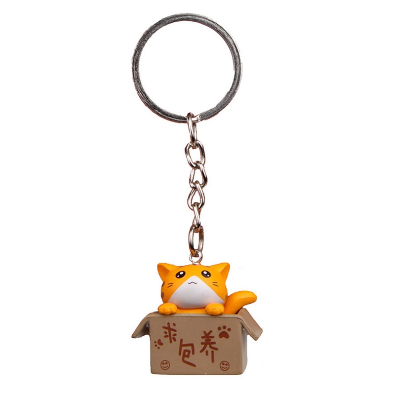 Móc Khóa Hình Mèo Hoạt Hình Dễ Thương Thời Trang