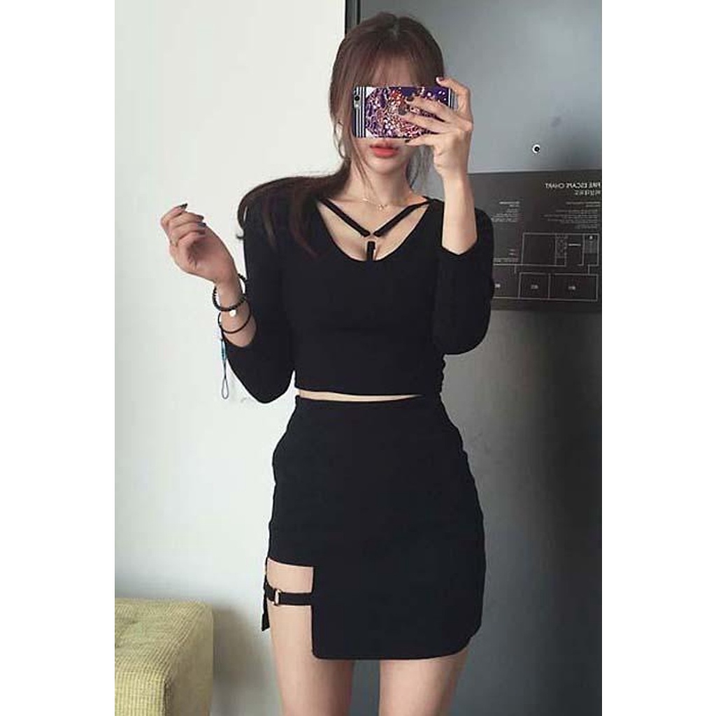 Quần váy khoét hở đùi sexy thời trang bigsize từ 6-kg đến 100kg