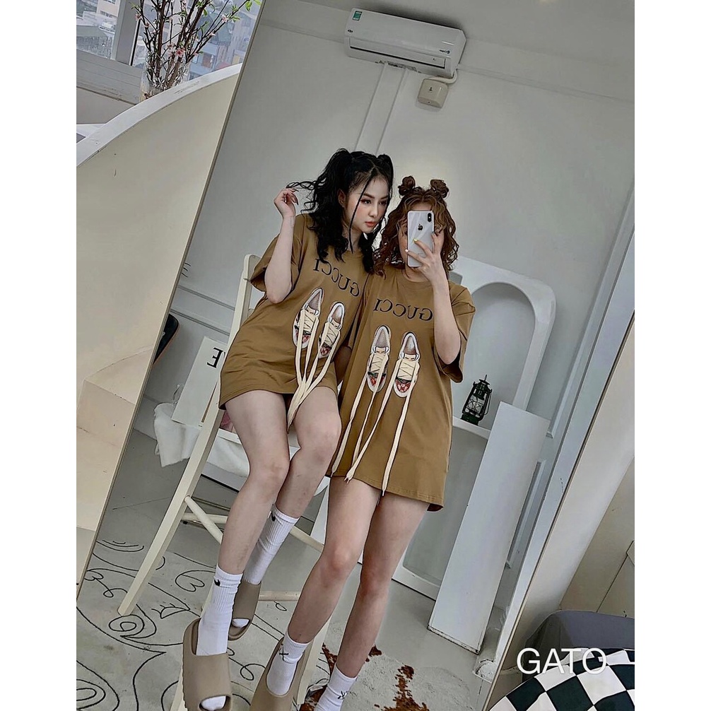 Áo Phông nữ hình Đôi Giày Gu Xì Siêu Hot phân phối tại n2tshop