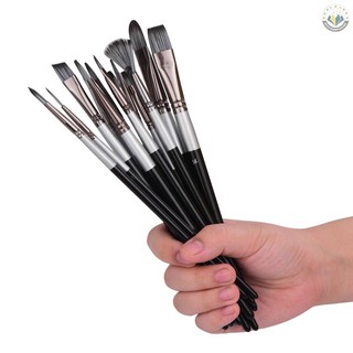 Bộ 15 cọ vẽ tranh chuyên dụng
