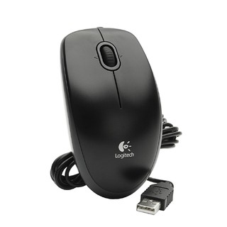 Chuột có dây máy tính Logitech B100 (Đen)