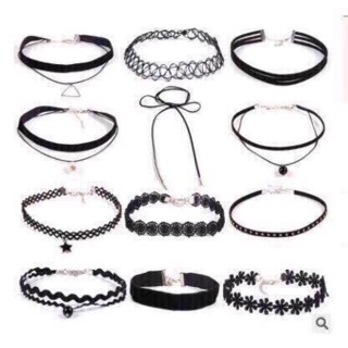 Combo chocker bạch yến