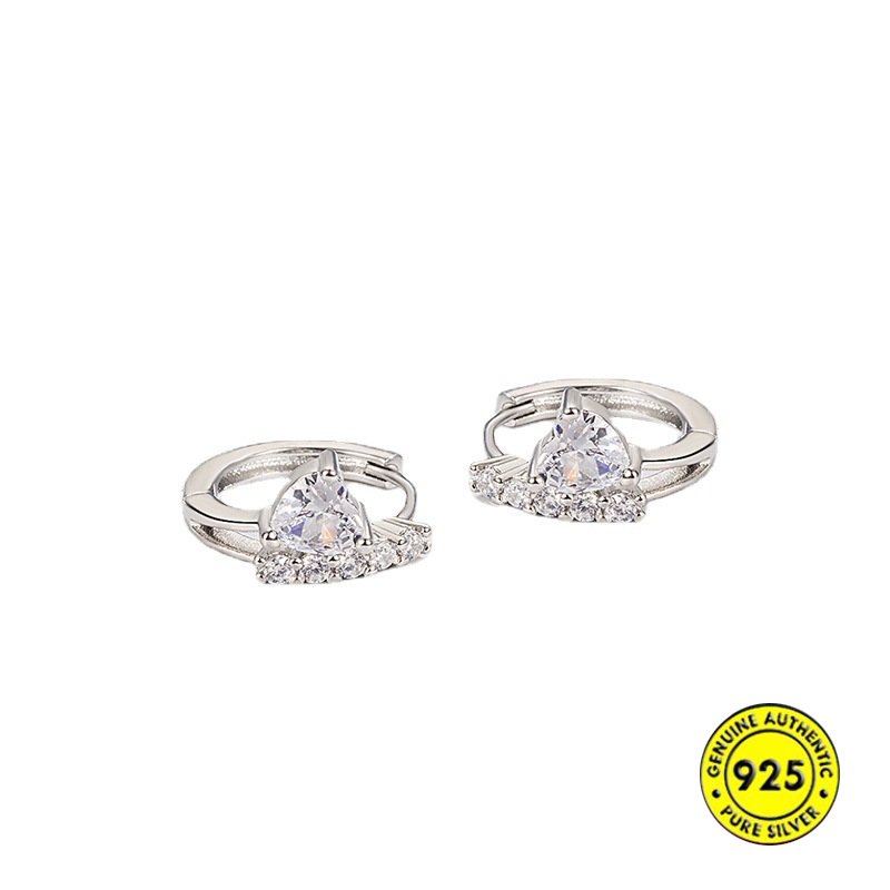 Kẹp Tai Đính Đá Hình Trái Tim U1020