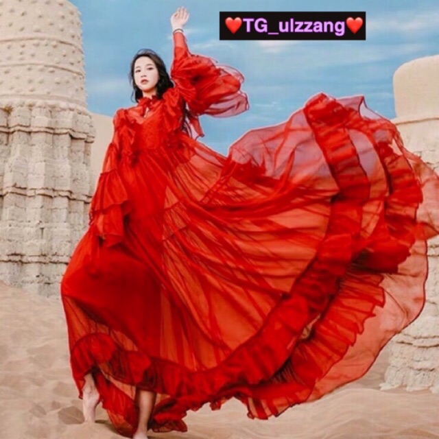 Red Dress Dubai vintage cao cấp