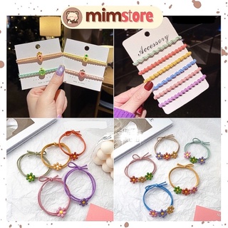 Dây cột tóc co giãn dễ thương nhiều màu sắc - Mim Store