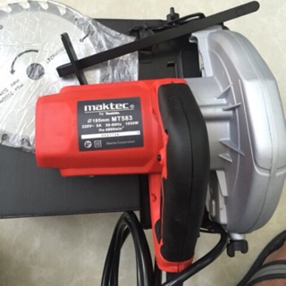máy cưa gỗ maktec rẻ 180mm (có lưỡi 1t8 kèm)