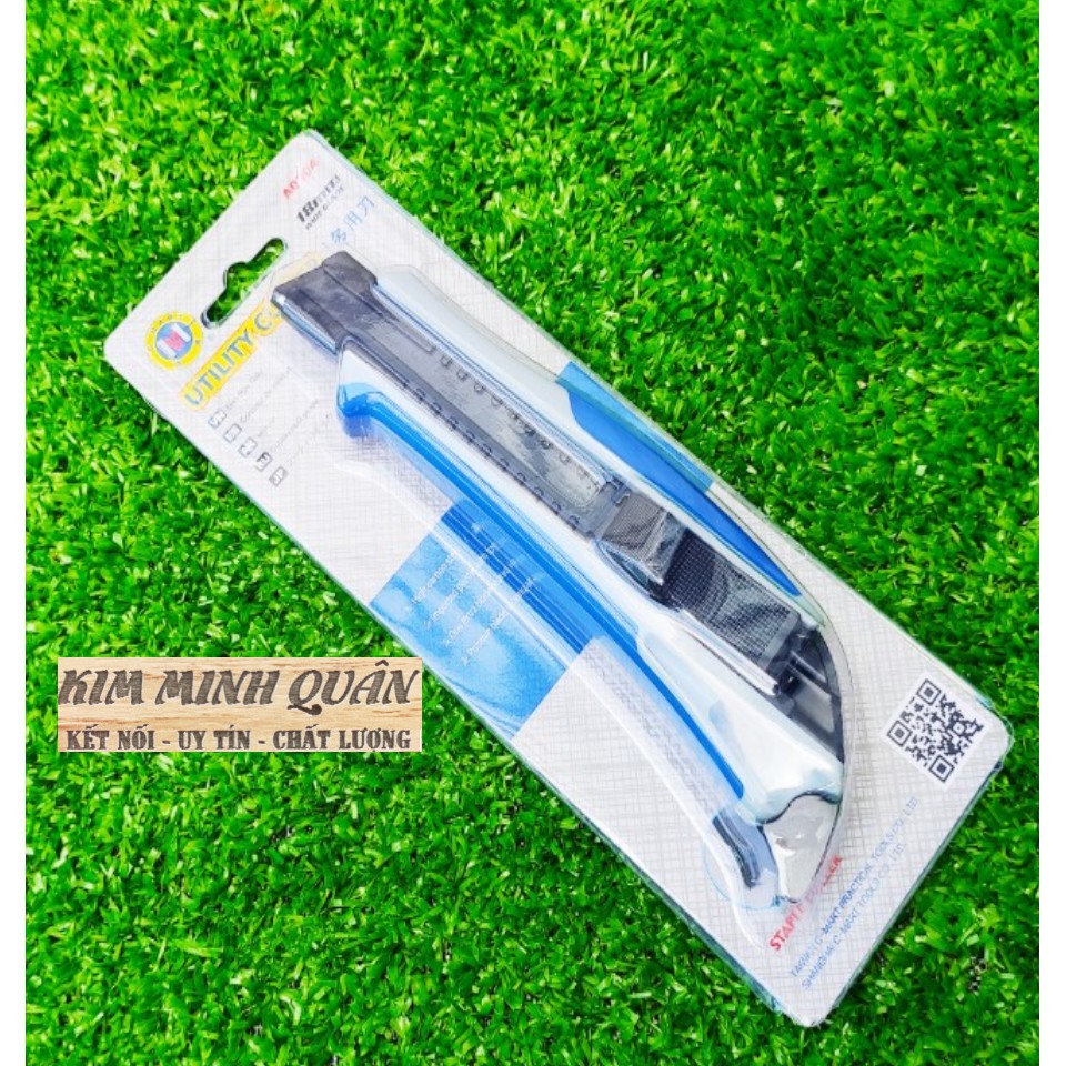 Dao Rọc Giấy Lưỡi Đen Cao Cấp Bản 18mm A0004 CMART