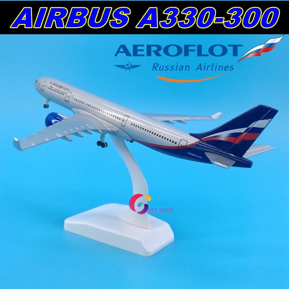 Mô Hình Máy Bay Airbus A330-300 Aeroflot Nga