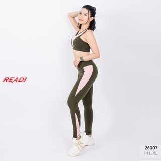 Bộ quần áo tập gym yoga nữ READI vải cao cấp thông thoáng co giãn 4 chiều - 26007
