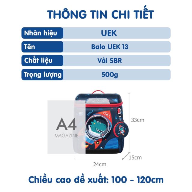 Balo mẫu giáo lớn - UEK 11