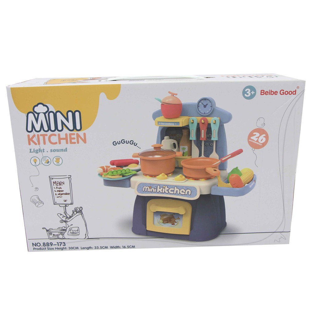 [Mã LIFETOYS1 giảm 30K đơn 99K] Bộ đồ chơi hướng nghiệp nấu ăn nhà bếp cho bé từ 3 tới 8 tuổi Toyshouse 889-173