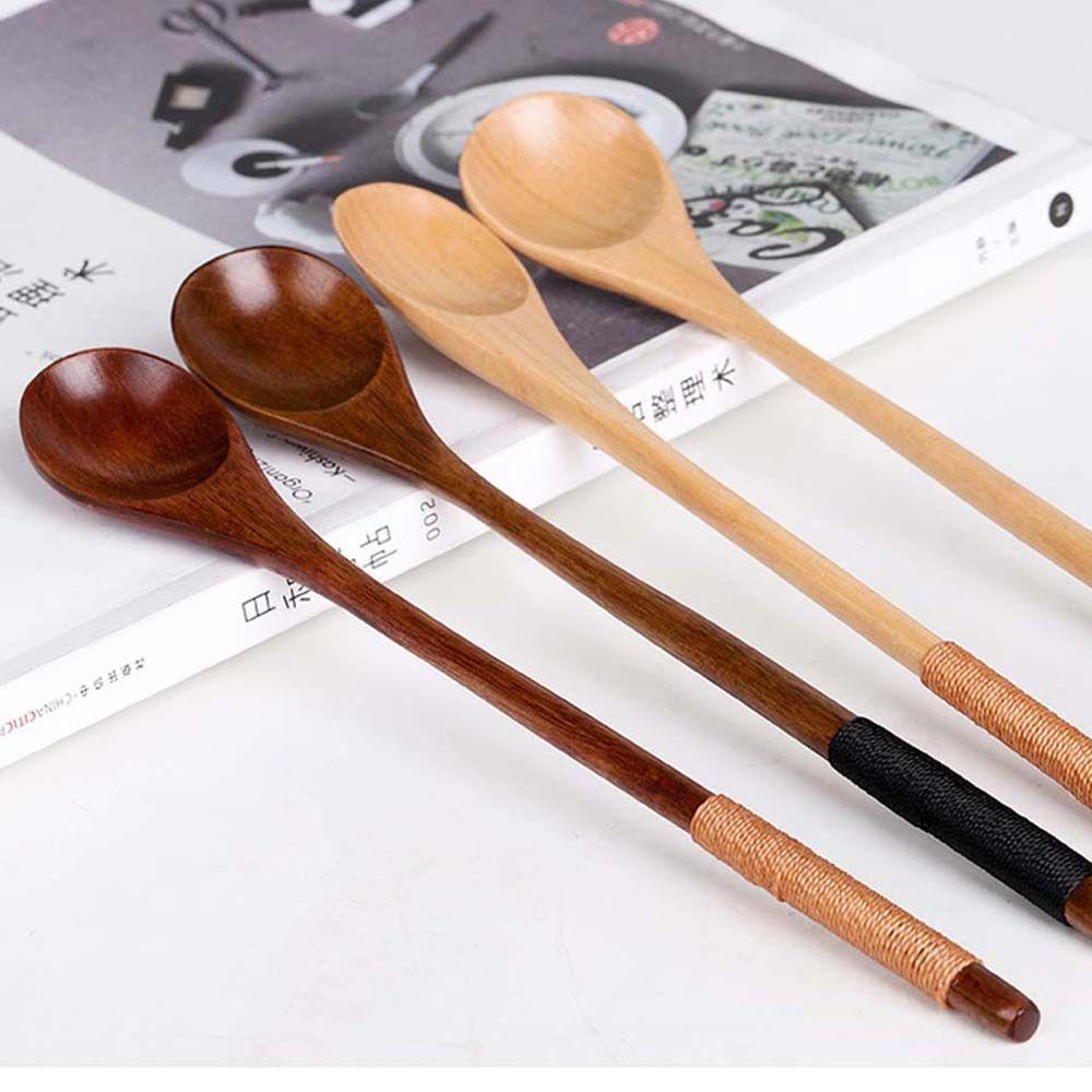 Muỗng Múc Canh Cán Dài Phong Cách Trung Hoa