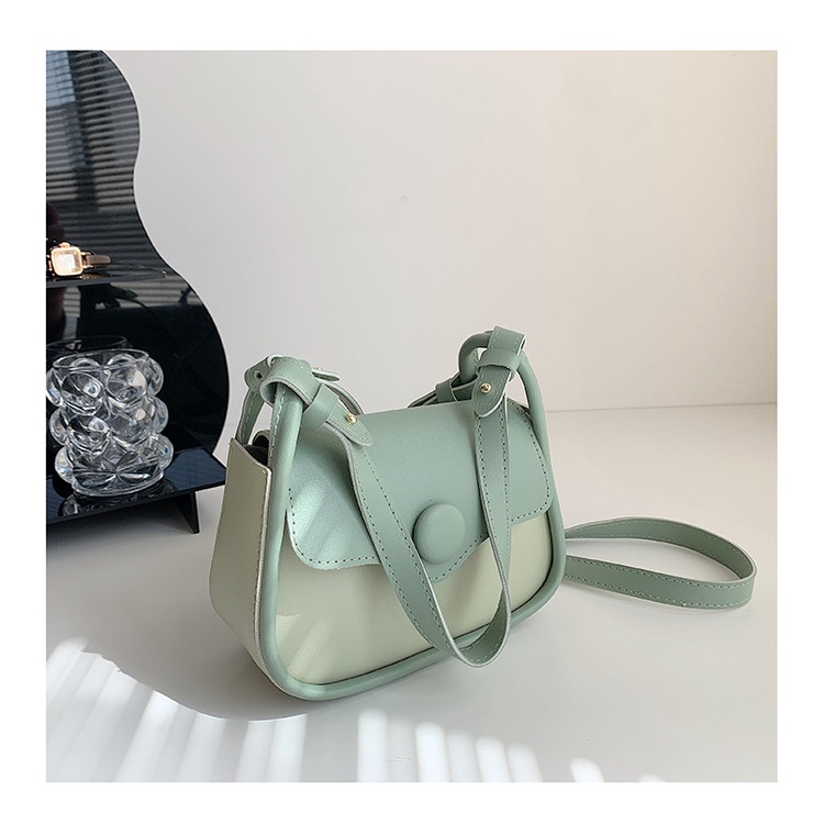 Túi đeo dưới cánh tay Hình Vuông Cỡ Nhỏ Thiết Kế Đơn Giản Phối Màu Phong Cách retro Thời Trang Cho Nữ