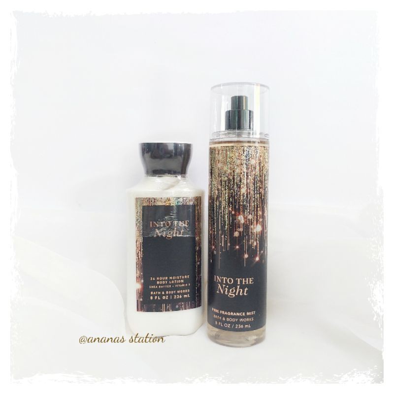 Xịt thơm body Bath and body mist 236ml - INTO THE NIGHT - Bodymist