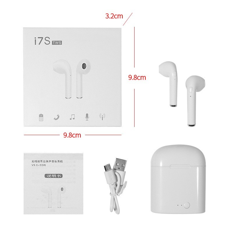 Tai Nghe Bluetooth Không Dây I7S Tws Cho Ios / Android | BigBuy360 - bigbuy360.vn