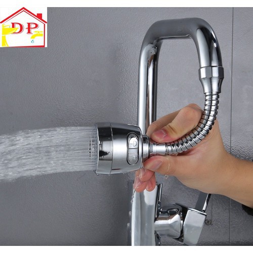 Đầu vòi rửa bát tăng áp 2 chế độ nước DV04 loại to