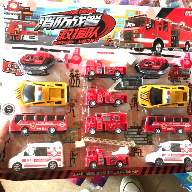 Đồ chơi cho bé_ Bộ sưu tập 12 chiếc Xe giao thông siêu đẹp