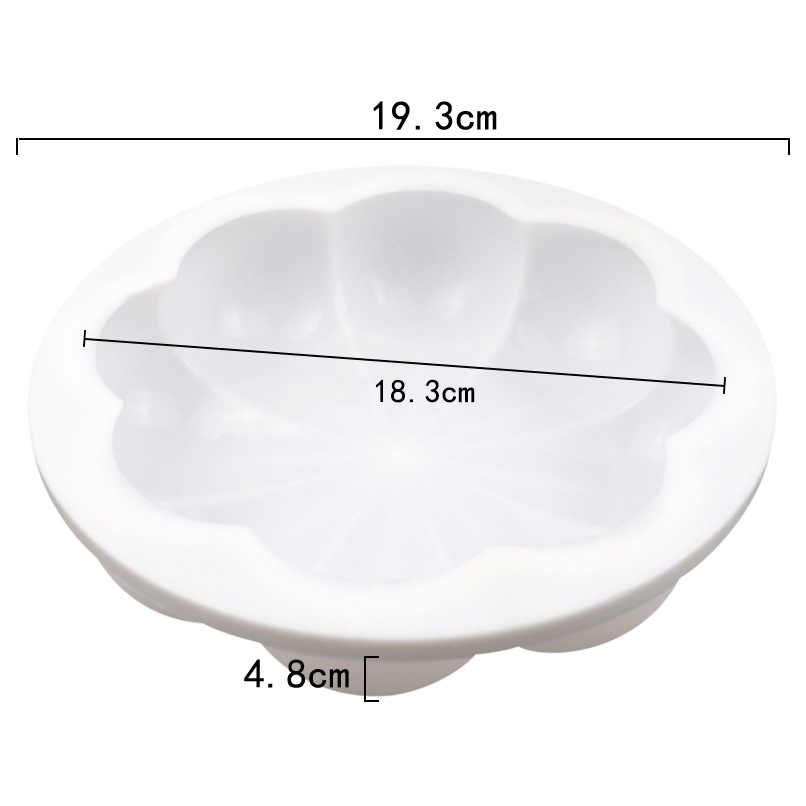 Khuôn silicone Làm Bánh mousse/Bánh Mì Hình Tròn/Hoa