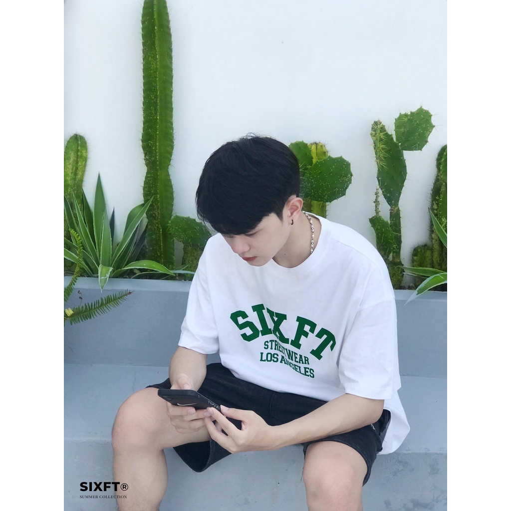 Áo thun tay lỡ SIXFT Nam Nữ form rộng cổ tròn Oversize phong cách Hàn Quốc trẻ trung cá tính
