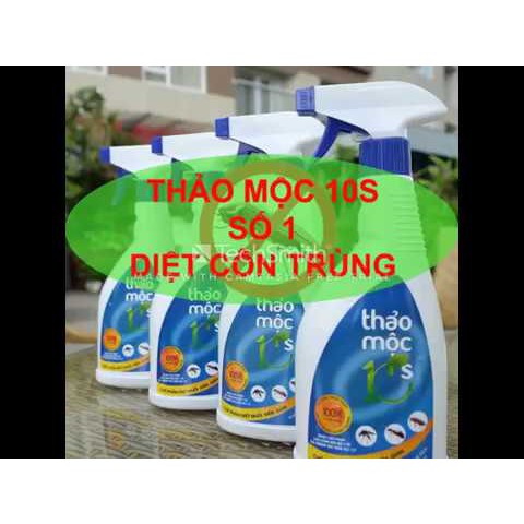 Thảo mộc 10s diệt muỗi,kiến, gián