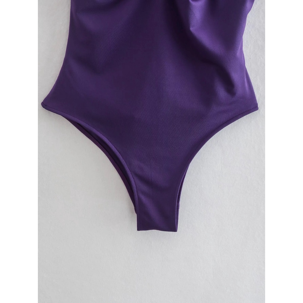 Bộ Đồ Bơi Dáng Ôm Thiết Kế Thắt Nút Độc Đáo Phong Cách Pháp Quyến Rũ