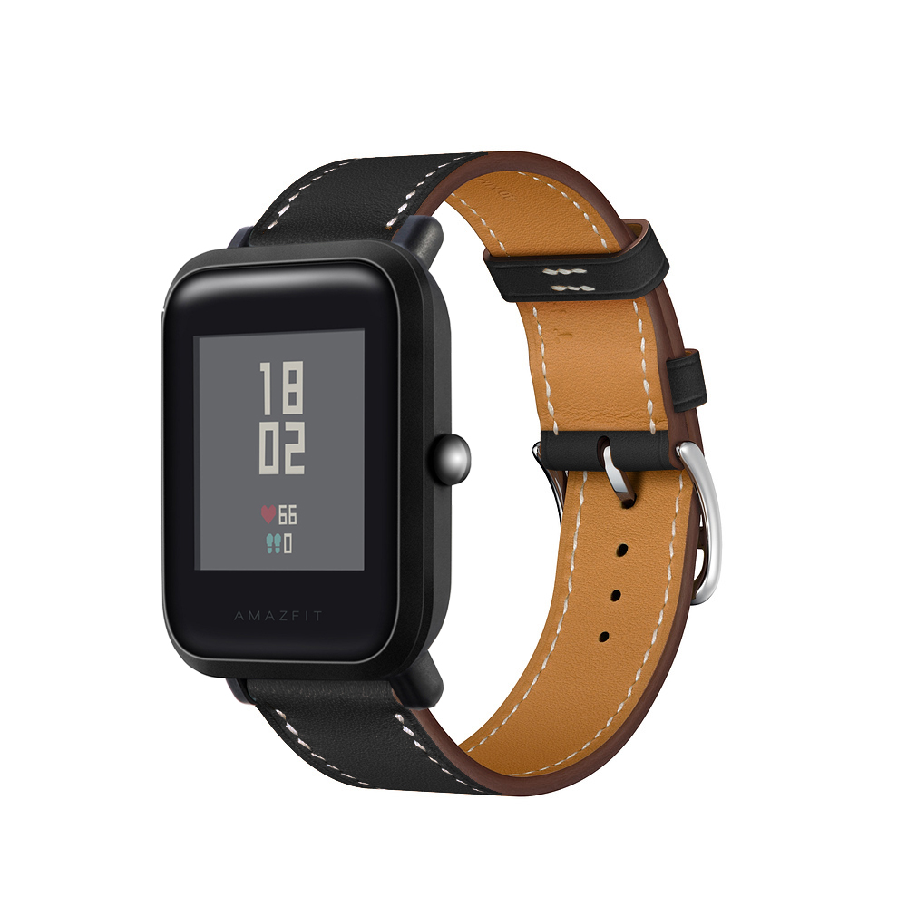 Dây đeo thay thế bằng da cho đồng hồ thông minh Huami Amazfit Bip 3 Lite S U Pro Pop / GTS2 mini GTS3 GTS4
