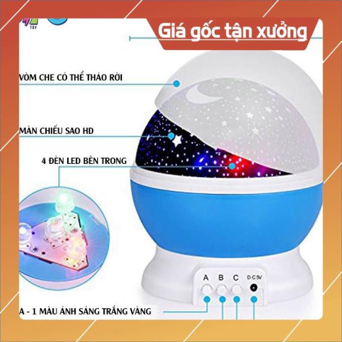 Đèn chiếu sao tự xoay tròn thần kỳ 360 Star Master pro