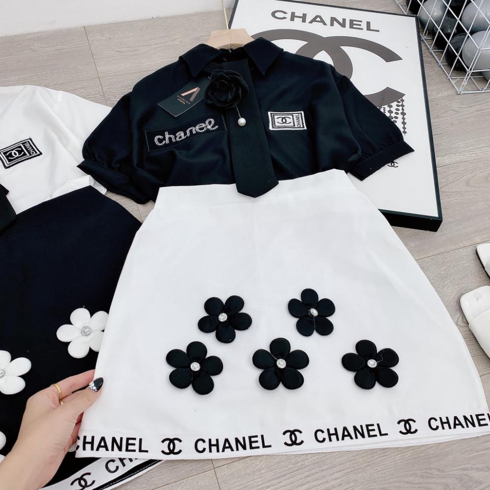 ✔ 𝗙𝗥𝗘𝗘 𝗦𝗛𝗜𝗣 SÉT 3 MÓN CHÂN VÁY HOA KÈM ĐAI THẮT EO