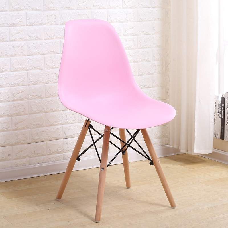 Ghế Eames lưng nhựa chân đan gỗ sồi tự nhiên | BigBuy360 - bigbuy360.vn