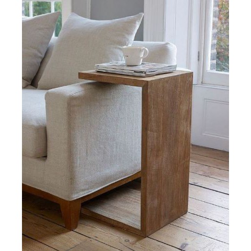 Bàn Gỗ Thông Để Cạnh Sofa, Bàn gỗ trang trí decor