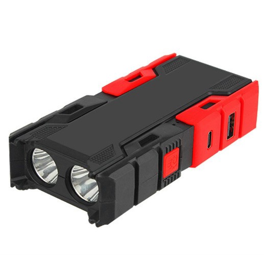 Đèn Pin 2 Bóng Đa Năng Kiêm Sạc Dự Phòng Chống Nước Siêu Sáng 10000 LM Sạc USB Tiện Dụng 3 chế độ sáng