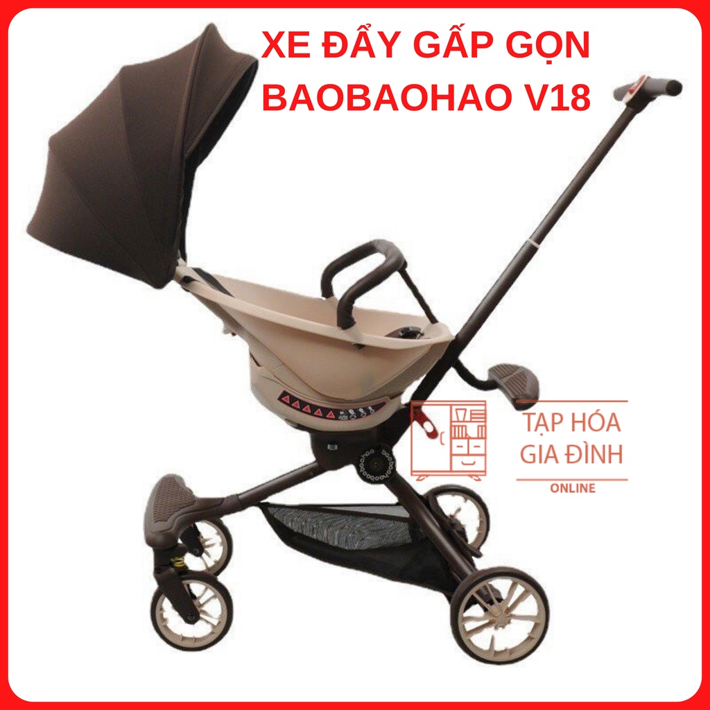 Xe đẩy baobaohao V18 bảo hành 12 tháng