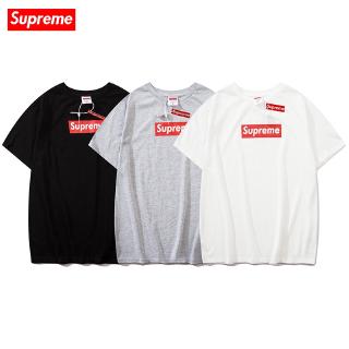 Áo Thun Tay Ngắn In Chữ Supreme Cho Cặp Đôi