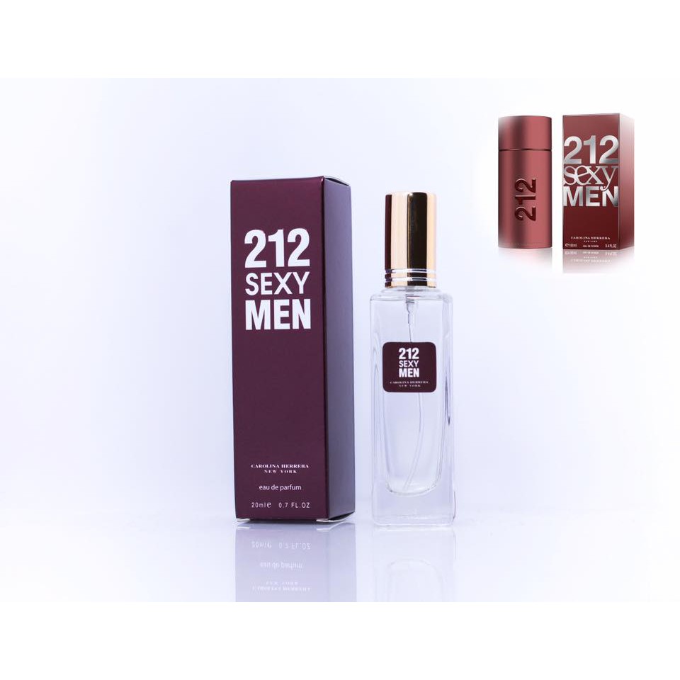 Nước hoa nam 212 Sexy Men 5D 20ml chiết mini, cao cấp lưu hương lâu