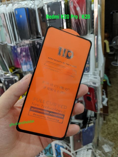 Cường lực 11D cho Redmi K20 Pro / K20 / Mi 9T  full màn full keo bóng đẹp ôm màn 2.5D