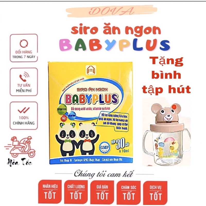 BABYPLUS - Siro Ăn Ngon, Giúp Bé Tăng Cân, Tiêu Hoá Tốt, Tăng Cường Đề Kháng, Hết Táo Bón