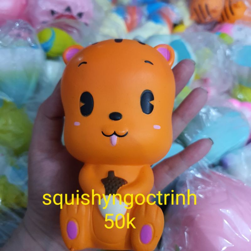 squishy sóc ôm thông siêu mềm chậm tăng