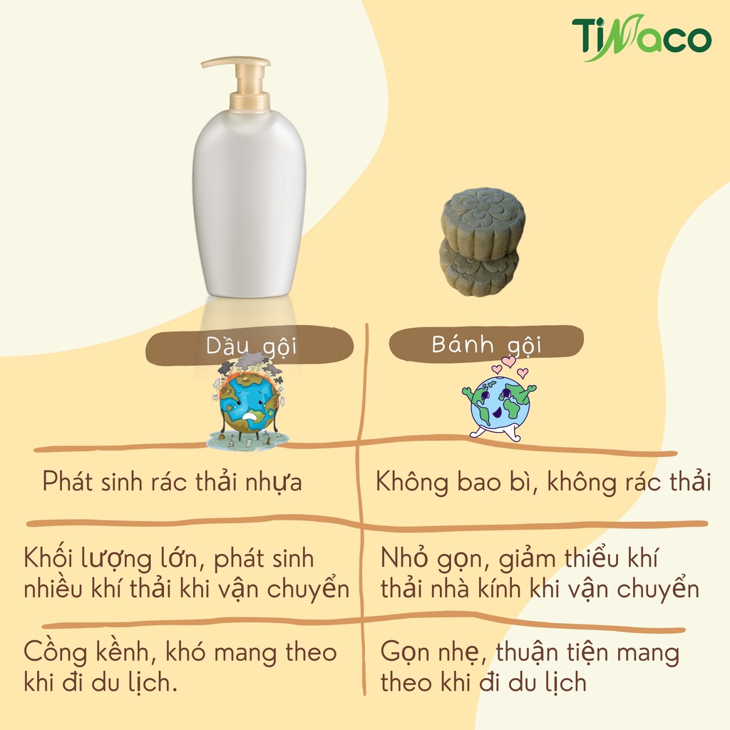 Bánh gội đầu Tinaco