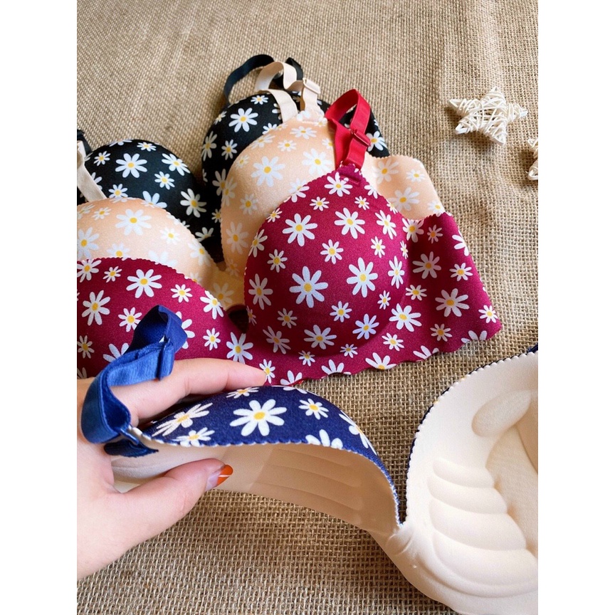 ÁO LÓT SU QUẢ CHÉO HOA CÚC HOẠ MI KHÔNG GỌNG MÃ MỚI | BigBuy360 - bigbuy360.vn