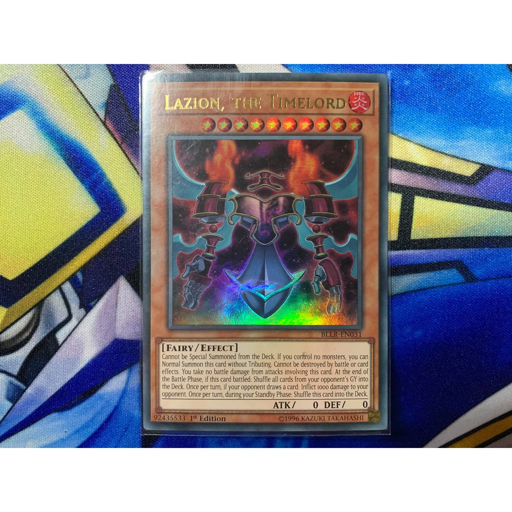 Thẻ Bài Yugioh Chính Hãng Lazion, the Timelord - BLLR-EN031